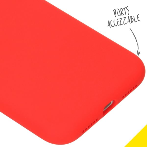 Liquid Silikoncase Rot für das iPhone 11