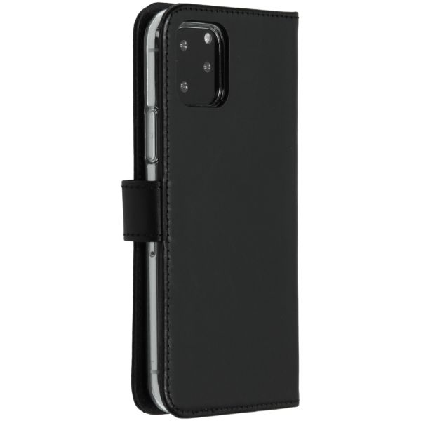 Echtleder Klapphülle Schwarz für das iPhone 11 Pro