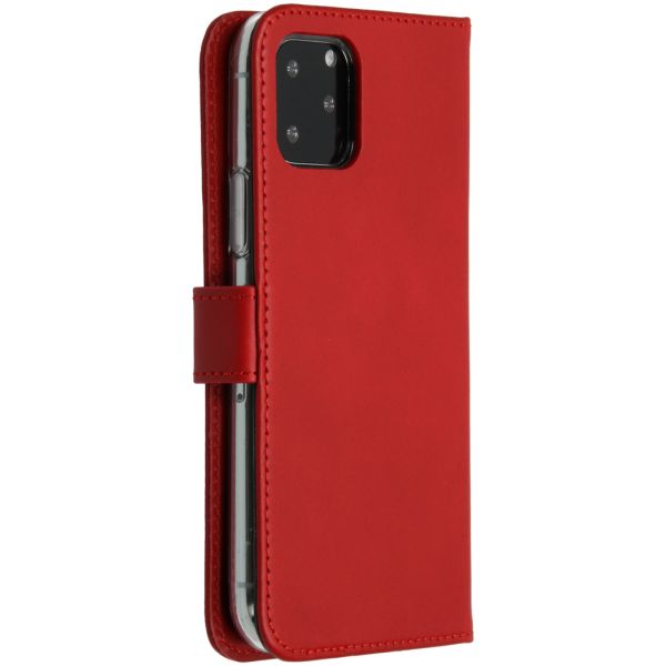 Echtleder Klapphülle Rot für das iPhone 11 Pro