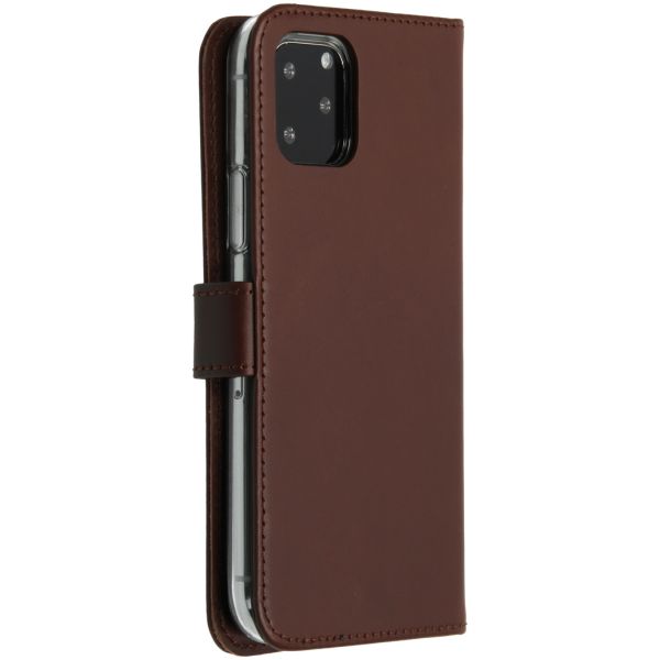 Echtleder Klapphülle Braun für das iPhone 11 Pro