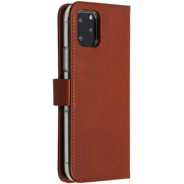 Echtleder Klapphülle Hellbraun für das iPhone 11 Pro