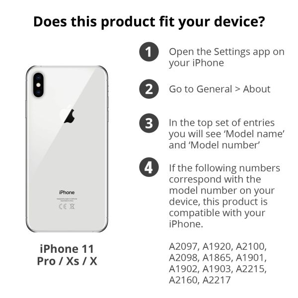 Glass Screenprotector + Applicator für das iPhone 11 Pro / Xs / X