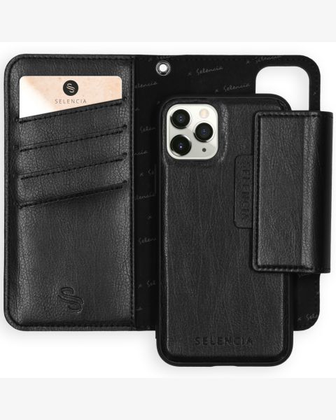 Selencia 2-in-1 Uitneembare Vegan Lederen Bookcase iPhone 11 Pro
