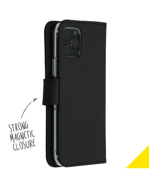 Wallet Softcase Booktype iPhone 11 Pro - Schwarz