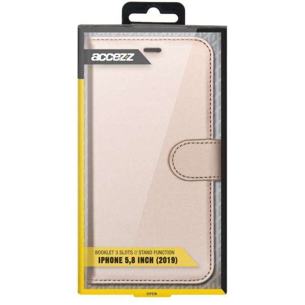 Wallet TPU Klapphülle Gold für das iPhone 11 Pro