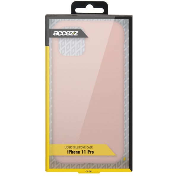 Liquid Silikoncase Rosa für das iPhone 11 Pro