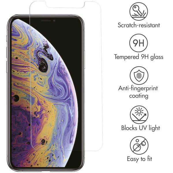 Displayschutz aus gehärtetem Glas für das iPhone 11 Pro Max / Xs Max