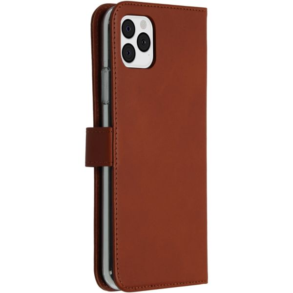 Echtleder Klapphülle Hellbraun für das iPhone 11 Pro Max