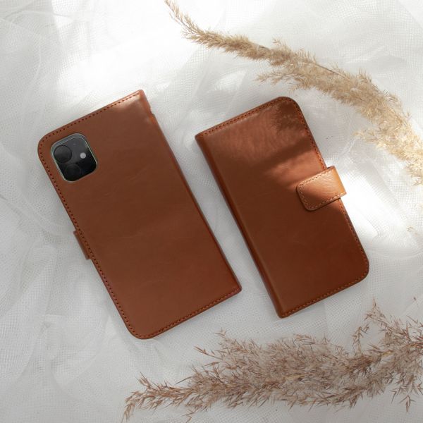 Echtleder Klapphülle Hellbraun für das iPhone 11 Pro Max