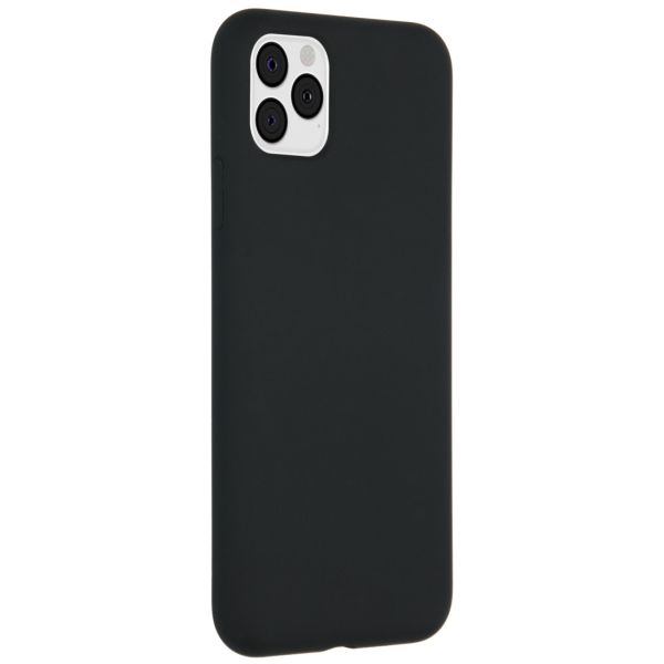 Liquid Silicone Backcover iPhone 11 Pro Max - Schwarz