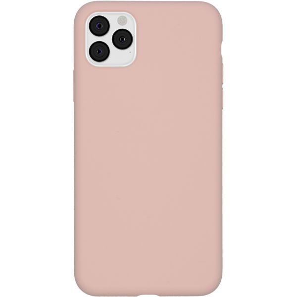 Liquid Silicone Backcover iPhone 11 Pro Max - Roze - Roze / Pink