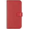 Selencia Echt Lederen Bookcase iPhone 12 Mini - Rood / Rot / Red