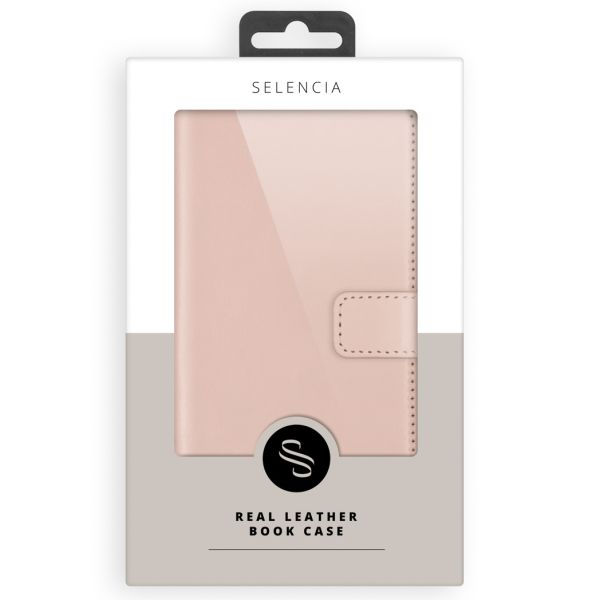 Echtleder Klapphülle für das iPhone 12 Mini - Rosa