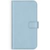 Selencia Echt Lederen Bookcase iPhone 12 Mini - Lichtblauw / Hellblau / Light Blue