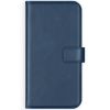 Selencia Echt Lederen Bookcase iPhone 12 Mini - Blauw / Blau / Blue