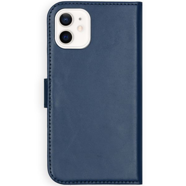 Echtleder Klapphülle für das iPhone 12 Mini - Blau