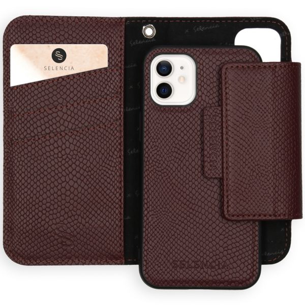 Selencia Llyr 2-in-1 Uitneembare Slang Bookcase iPhone 12 Mini
