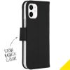 Wallet TPU Klapphülle Schwarz für das iPhone 12 Mini