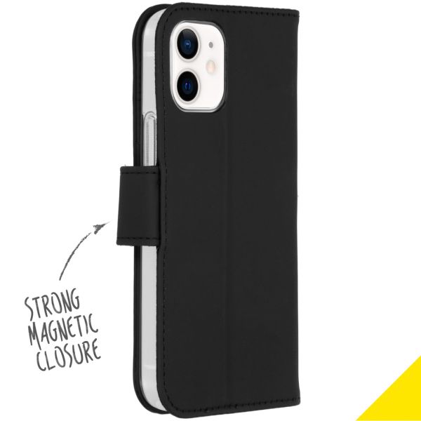 Wallet TPU Klapphülle Schwarz für das iPhone 12 Mini