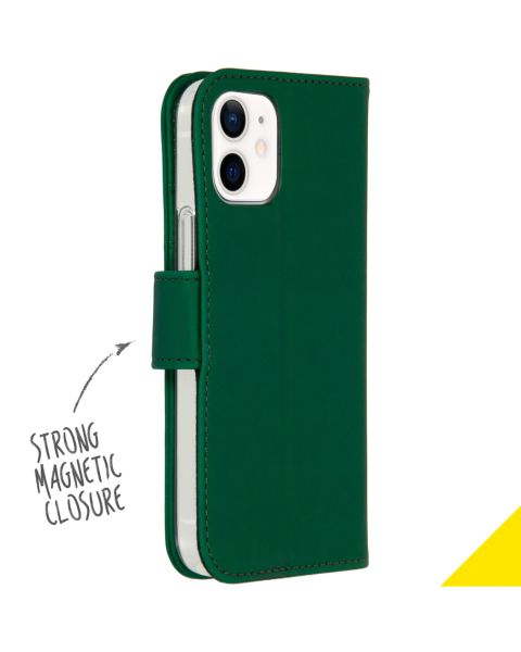 Wallet TPU Klapphülle für das iPhone 12 Mini - Grün