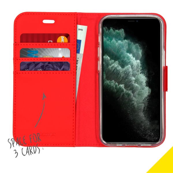 Wallet TPU Klapphülle für das iPhone 12 Mini - Rot