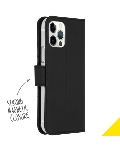 Wallet TPU Klapphülle Schwarz für das iPhone 12 (Pro)