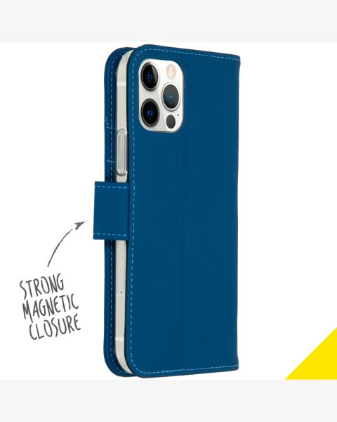 Wallet TPU Klapphülle für das iPhone 12 (Pro) - Blau