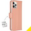 Wallet TPU Klapphülle für das iPhone 12 (Pro) - Roségold