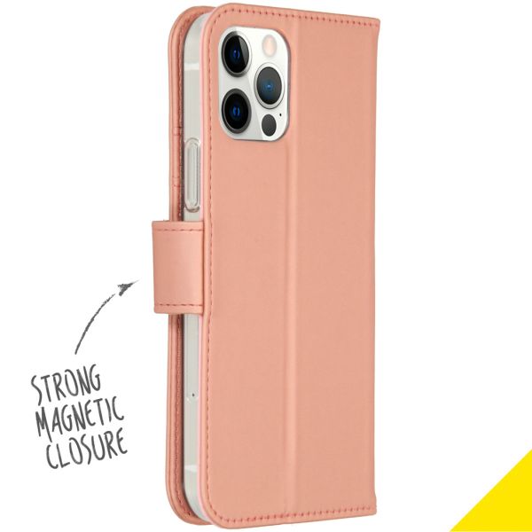 Wallet TPU Klapphülle für das iPhone 12 (Pro) - Roségold