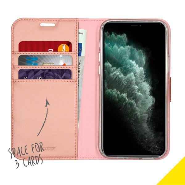 Wallet TPU Klapphülle für das iPhone 12 (Pro) - Roségold