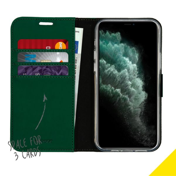 Wallet TPU Klapphülle für das iPhone 12 (Pro) - Grün