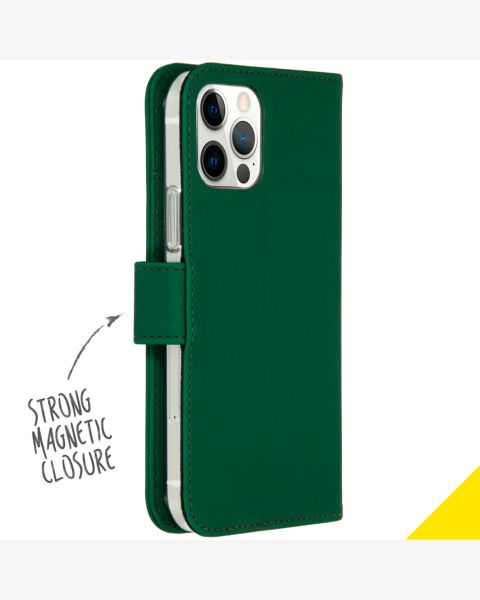 Wallet TPU Klapphülle für das iPhone 12 (Pro) - Grün