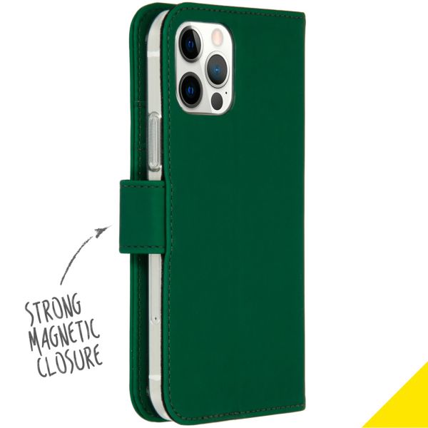 Wallet TPU Klapphülle für das iPhone 12 (Pro) - Grün