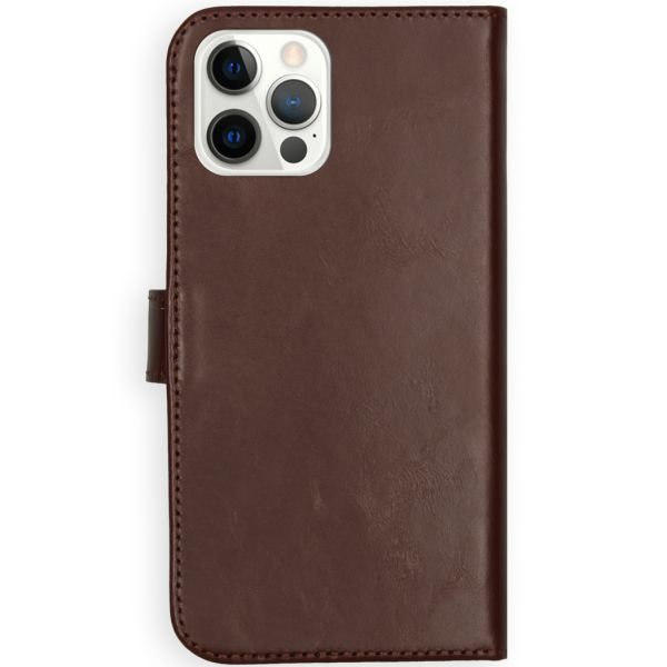 Echtleder Klapphülle für das iPhone 12 (Pro) - Braun