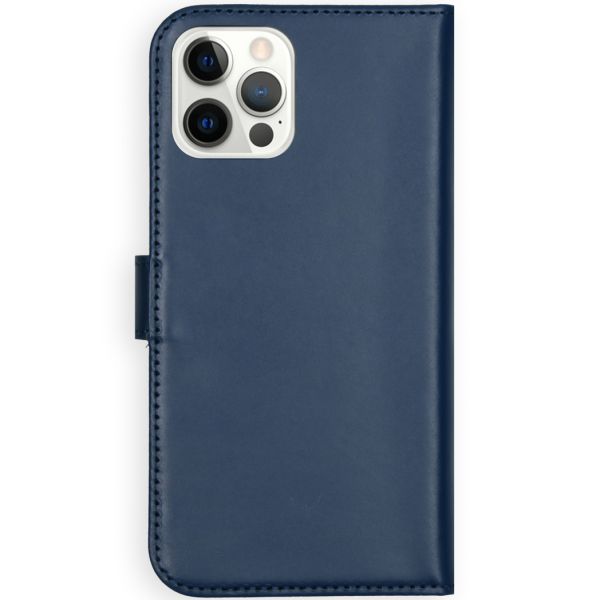 Echtleder Klapphülle für das iPhone 12 (Pro) - Blau