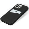 Selencia Vayu Vegan Lederen Backcover iPhone 12 (Pro) - Zwart / Schwarz / Black