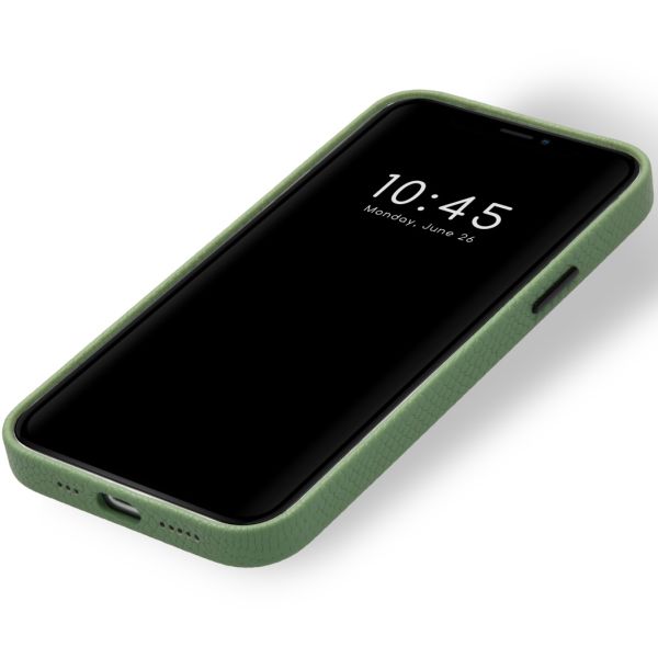 Selencia Gaia Slang Backcover iPhone 12 (Pro) - Groen / Grün  / Green
