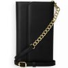Selencia Tierra Uitneembare Slang Clutch iPhone 12 (Pro) - Zwart / Schwarz / Black