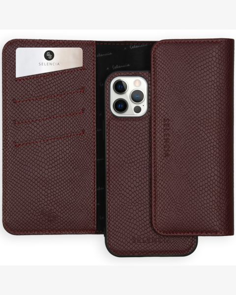 Selencia Tierra Uitneembare Slang Clutch iPhone 12 (Pro)