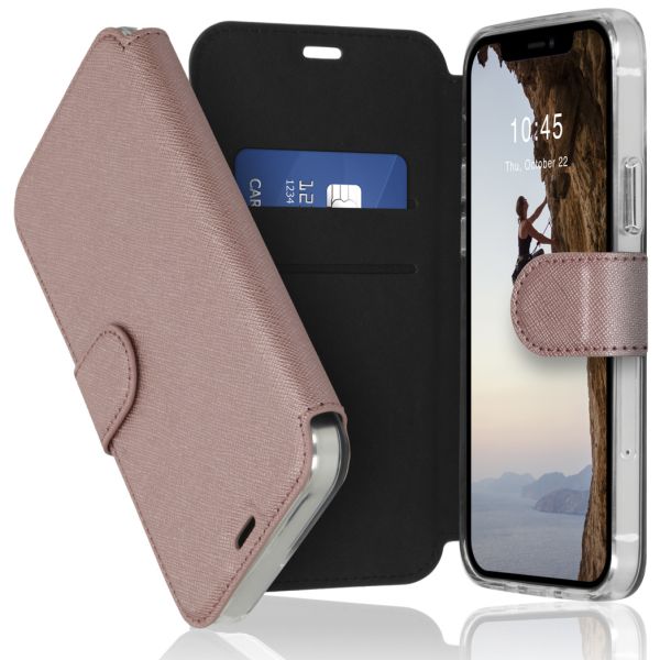 Xtreme Wallet Klapphülle für das iPhone 12 (Pro) - Rose Gold