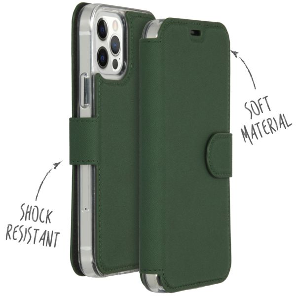 Xtreme Wallet Klapphülle für das iPhone 12 (Pro) - Dunkelgrün