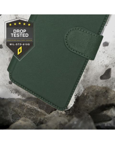 Xtreme Wallet Klapphülle für das iPhone 12 (Pro) - Dunkelgrün