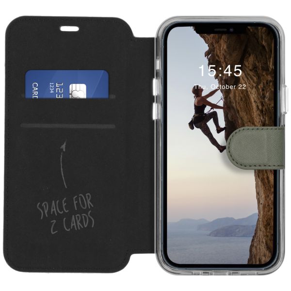 Accezz Xtreme Wallet Bookcase iPhone 12 (Pro) - Lichtgroen / Hellgrün  / Light Green