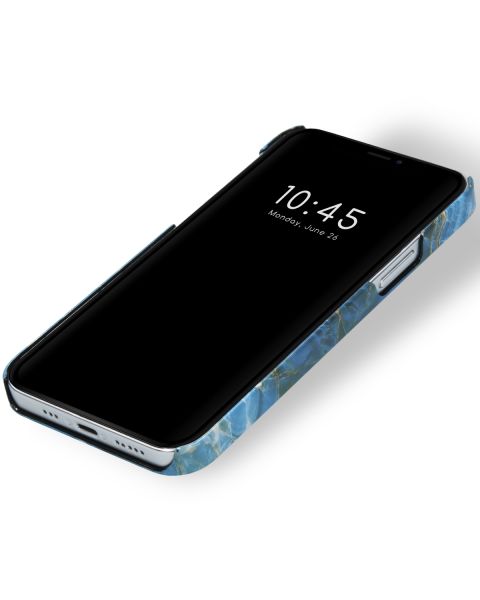 Selencia Maya Fashion Backcover iPhone 12 (Pro) - Onyx Blue
