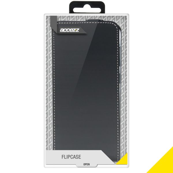 Accezz Flipcase iPhone 12 Pro Max - Zwart / Schwarz / Black