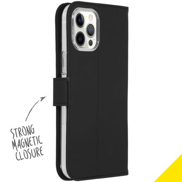 Wallet TPU Klapphülle für das iPhone 12 Pro Max - Schwarz