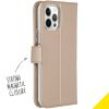 Wallet TPU Klapphülle für das iPhone 12 Pro Max - Gold