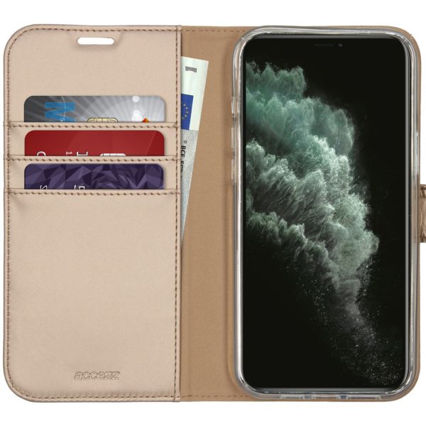 Wallet TPU Klapphülle für das iPhone 12 Pro Max - Gold