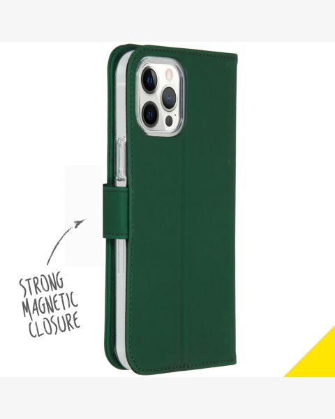Wallet TPU Klapphülle für das iPhone 12 Pro Max - Grün