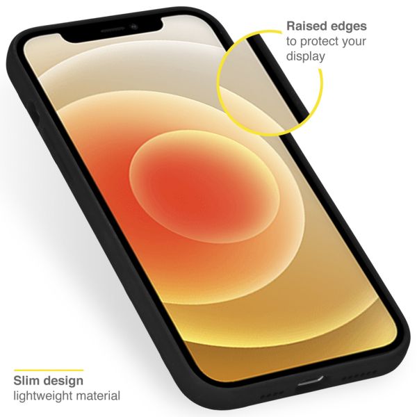 Accezz Liquid Silicone Backcover met MagSafe iPhone 12 Pro Max